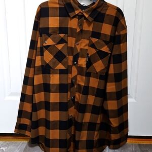 Truewerk Tech Flannel Shirt in Sand Check